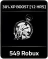 30% EXP Boost (12 Hours)
